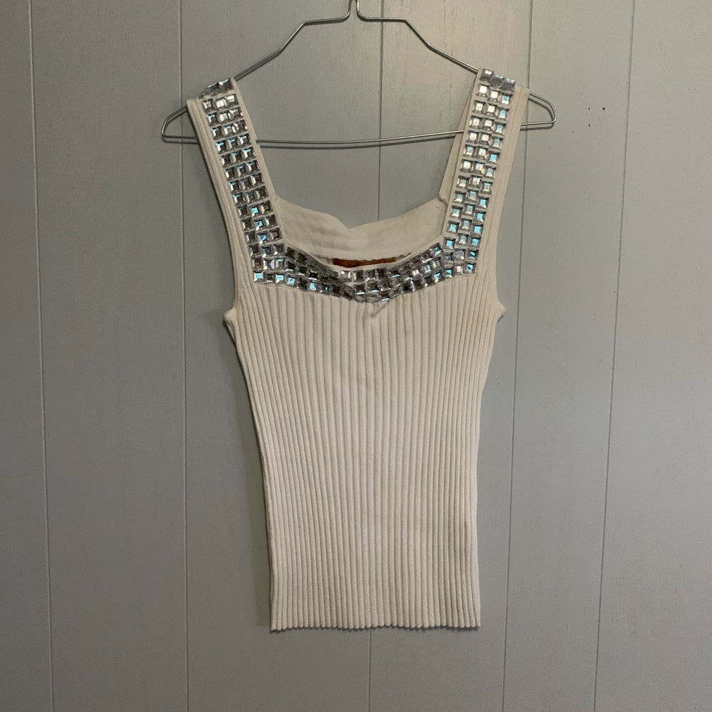 White tank top